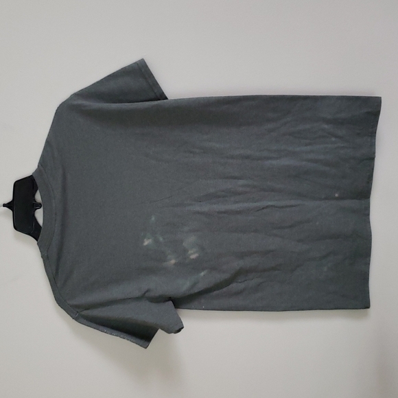 Graphic tee shirt, peace love Starbucks, green, paint splatter, size small - Picture 4 of 4